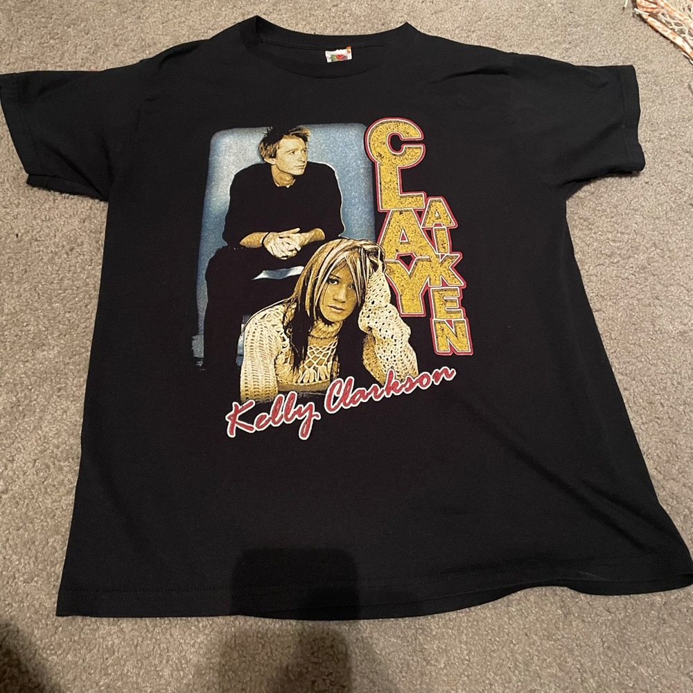 Clay Aiken and Kelly Clarkson your shirt